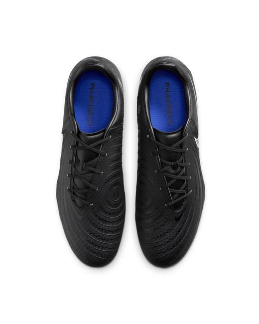 Nike Black Phantom Gx 2 Club Multi-Ground Low-Top Soccer Cleats for men