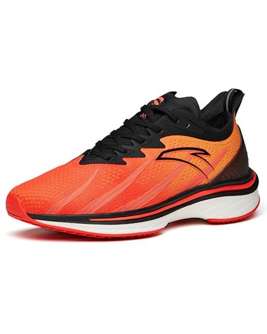Anta Orange Running Series Sneakers Wormhole Tech for men