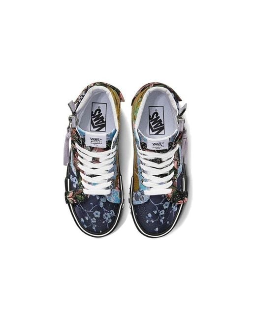 Vans Black Sk8-Hi Reissue Cap 'Florals' for men