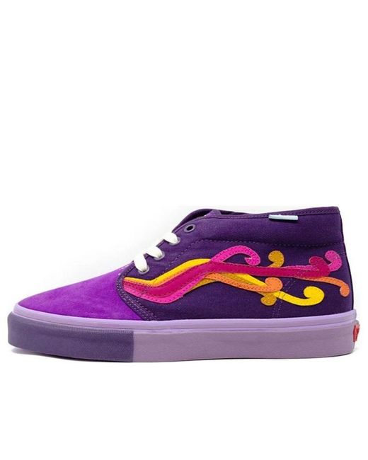 Vans Purple Sole Classics X Vault Chukka Lx Soul for men
