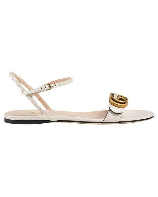 Gucci Metallic (Wmns) Double G Leather Sandal