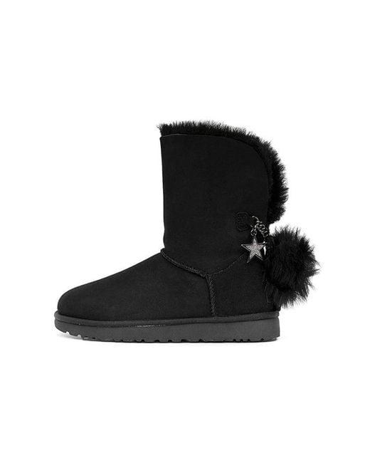 Ugg Black (Wmns) Classic Bling Charm Boot