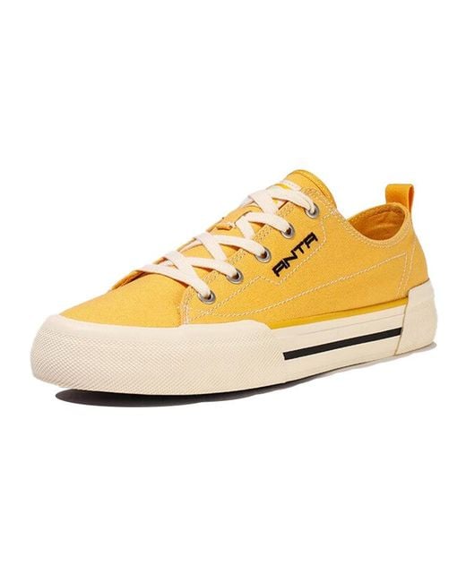 Anta Yellow Life Series Sneakers for men