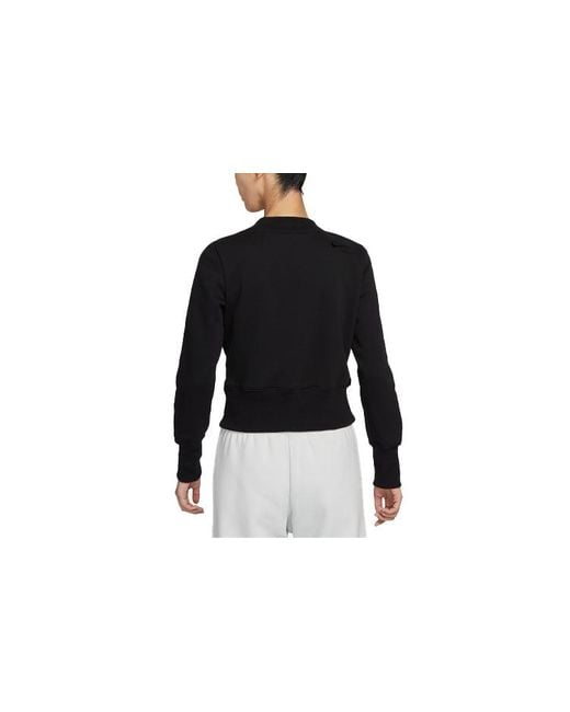 Nike Black (Wmns) Round Neck Casual Sports Sweatshirt