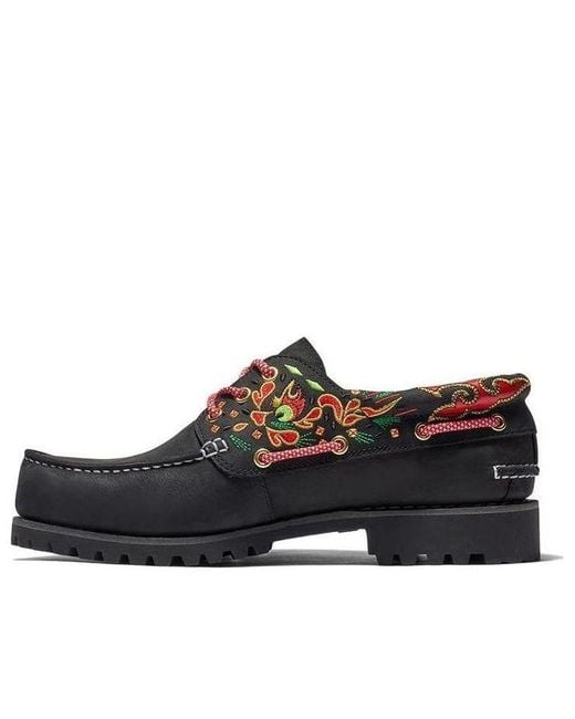 Timberland Black 3-Holes Boot Shoes X Clot for men