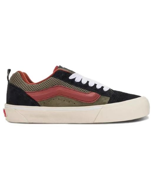 Vans Red Knu Skool Shoes 'Devils Details for men