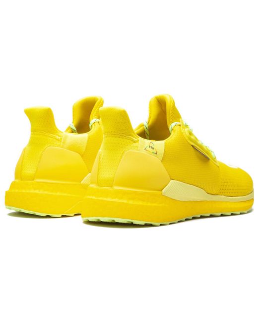 Adidas Yellow X Pharrell Solar Hu Glide 'Bright' for men