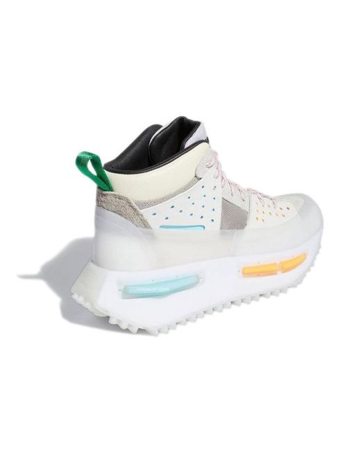 Adidas White X Pharrell Hu Nmd_S1 Ryat 'Core' for men