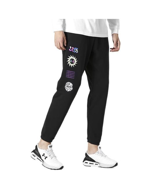 Under Armour Black Elevated Terry Joggers for men