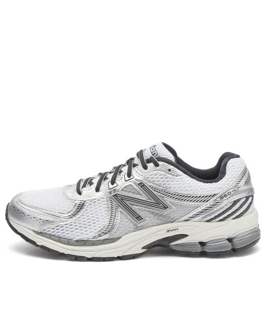 New Balance White 860 V2 'Optic' for men