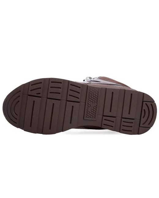 PUMA Brown Vista Mid Utility Climbing Shoes for men