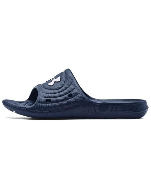 Under Armour Blue Ua Locker Iv Slides for men