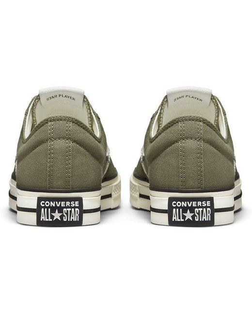 Converse Green Star Player 76 Retro Casual Skateboarding Shoes for men