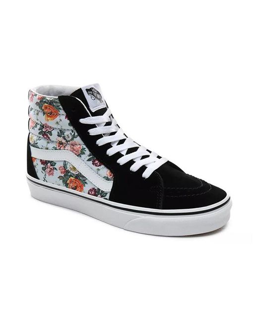 Vans Black Sk8-Hi 'Garden Floral' for men