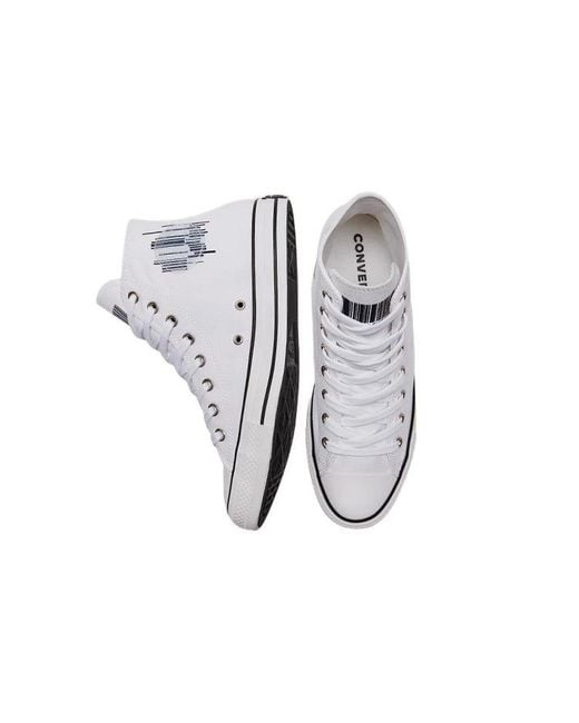 Converse White Chuck Taylor All Star Translucent Barcode' for men