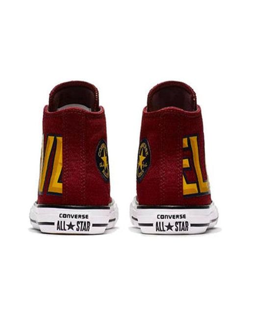 Converse Red Chuck Taylor All Star Hi 'Cleveland Cavaliers' for men