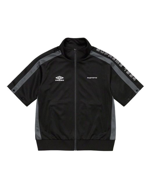 Supreme Black X Umbro Snap Sleeve Jacket for men