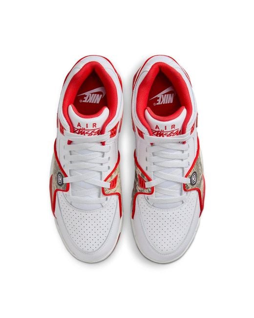 Nike Red X Stussy Air Flight 89 Sp 'Habanero' for men