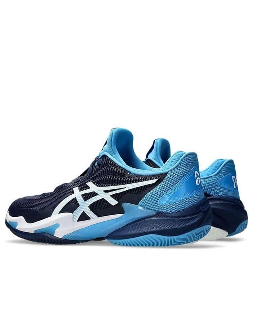 Asics Blue Court Ff 3 Novak Clay Expanse' for men