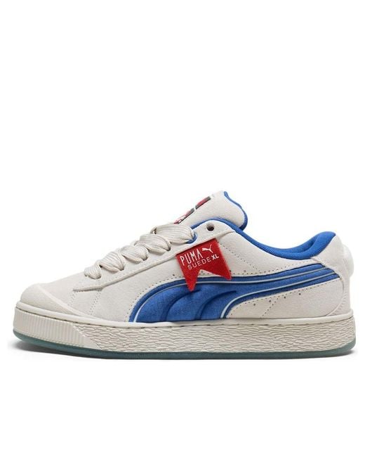 PUMA Blue X Ghostbusters Suede Xl 'Stay Puft' for men