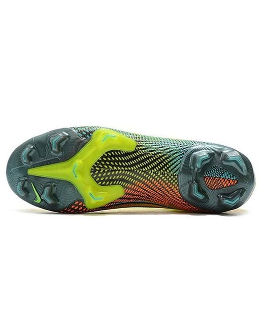 Nike Yellow Mercurial Superfly 7 Elite Mds Fg 'Lemon Venom Aurora' for men