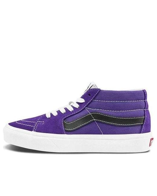 Vans Purple Sk8-Mid Reissue for men
