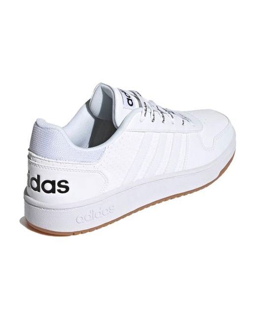 Adidas White Hoops 2.0 for men