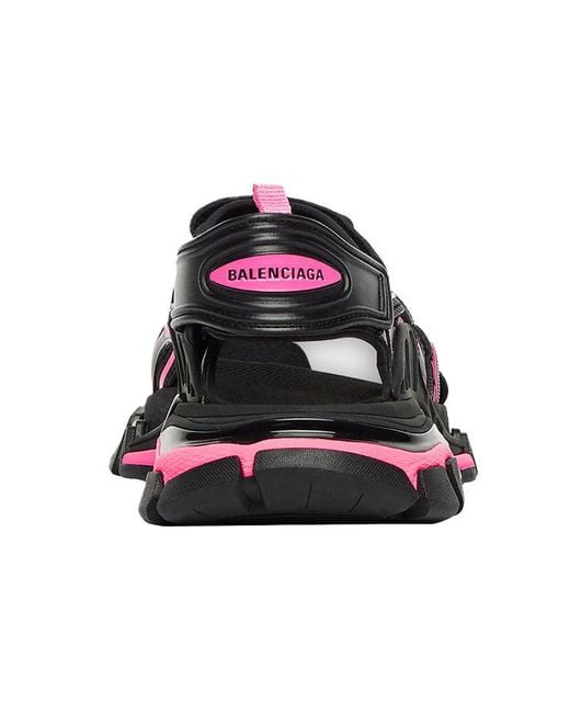 Balenciaga Multicolor Track Touch-Strap Sandals