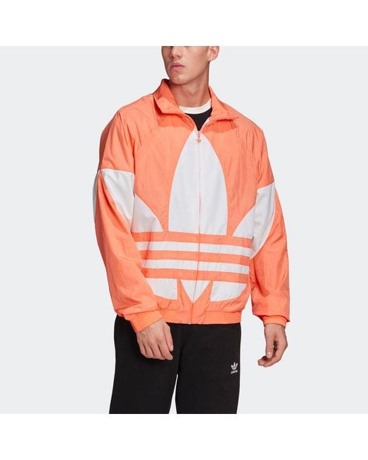 Adidas Orange Originals Ss20 Big Trefoil Track Jacket For for men