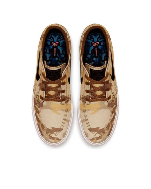 Nike Brown Zoom Janoski Canvas Premium Sb 'Light Camo' for men