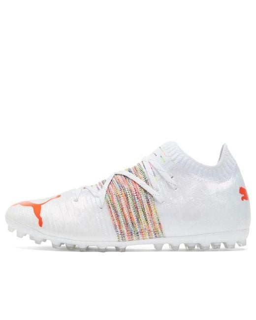 PUMA White Future Z 1.1 Mg Soccer Cleats for men