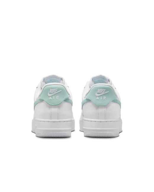 Nike White (Wmns) Air Force 1 Low 'Jade Ice'