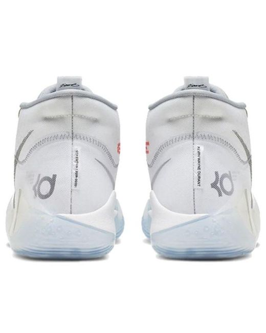 Nike White Zoom Kd 12 'Wolf' for men