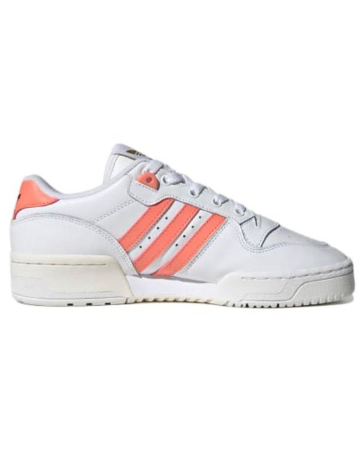 Adidas White (Wmns) Rivalry Low Coral Fusion'
