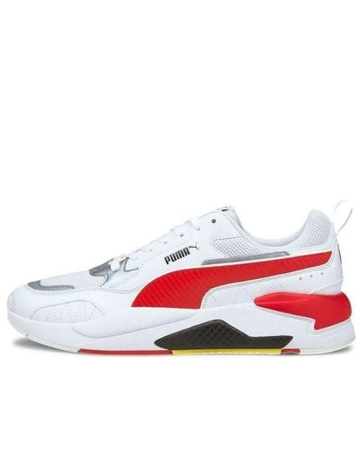 PUMA White Scuderia Ferrari X Race X-Ray 2 Rosso Corsa' for men