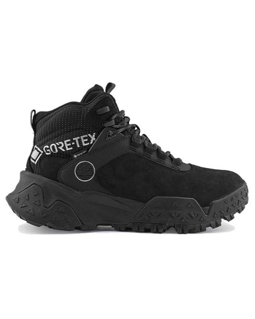 Timberland Black Motion Scramble Waterproof High Top Trainers for men