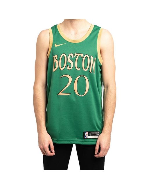 Nike Green Nba Sw Fan Edition Boston Celtics 2 No. 0 Basketball Jersey for men