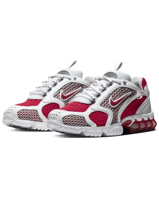 Nike White (Wmns) Zoom Spiridon Cage 2 'Cardinal'