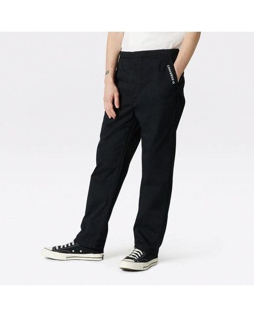 Converse Blue Easy Waist Woven Pants for men