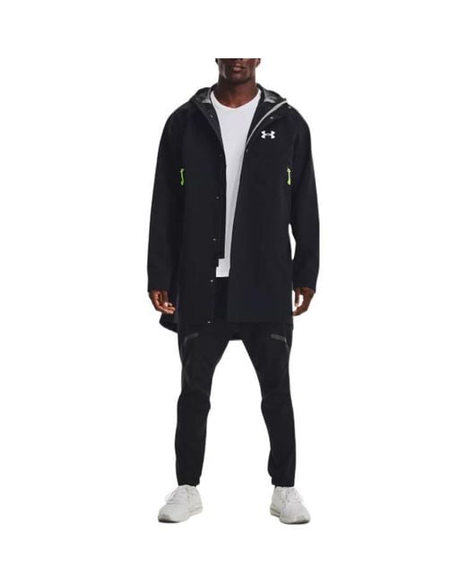 Under Armour Blue Stormproof 3-Ply Bench Coat for men