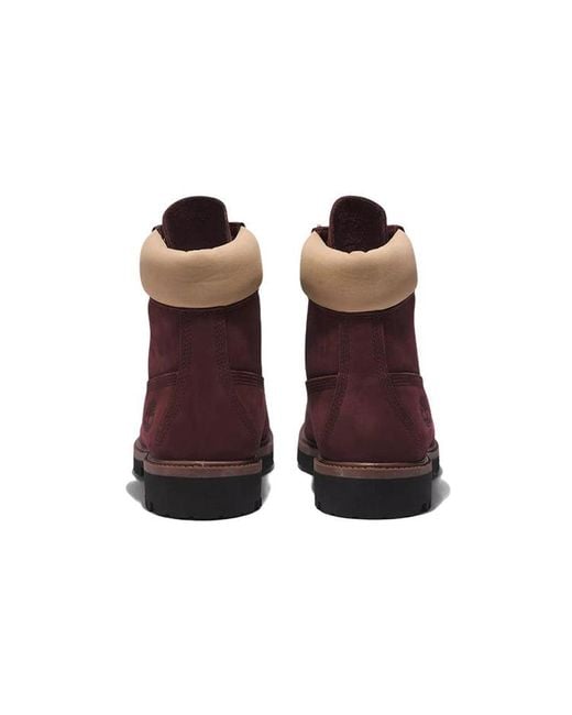 Timberland Brown 6 Inch Premium Waterproof Boots Nubuck' for men