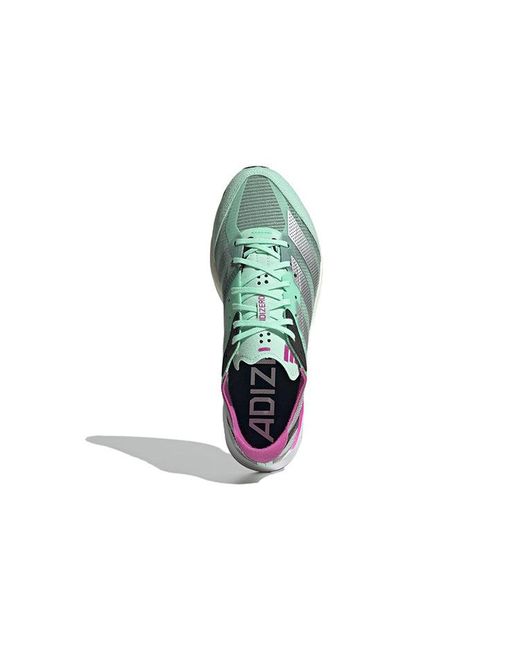 Adidas White (Wmns) Adizero Adios 7 Running Shoes 'Pulse Mint'