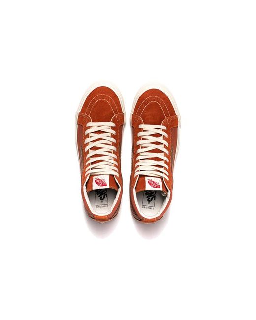 Vans Brown Og Sk8-Hi Lx 'Rust' for men
