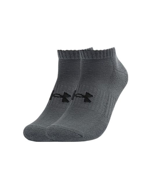 Under Armour Black Core No Show Socks (3 Pack)
