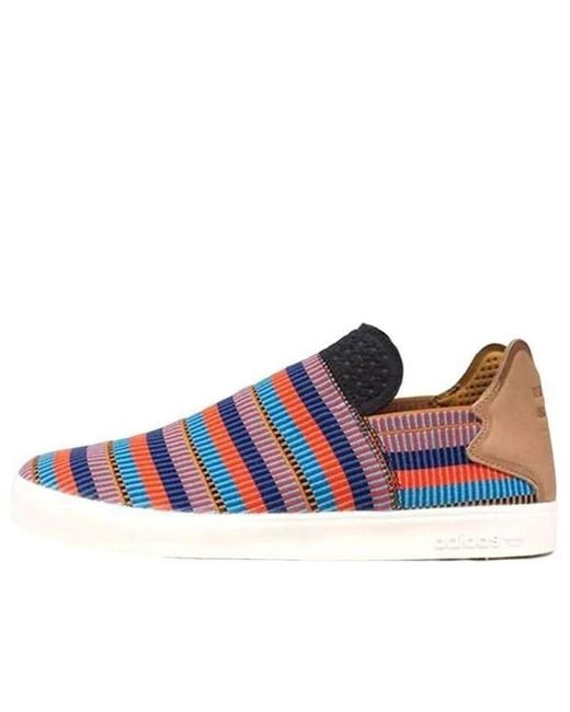 Adidas Blue X Pharrell Elastic Slip On Beach' for men