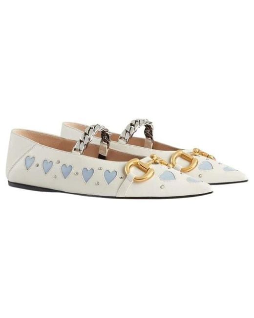 Gucci Metallic (Wmns) Lovelight Flat With Horsebit