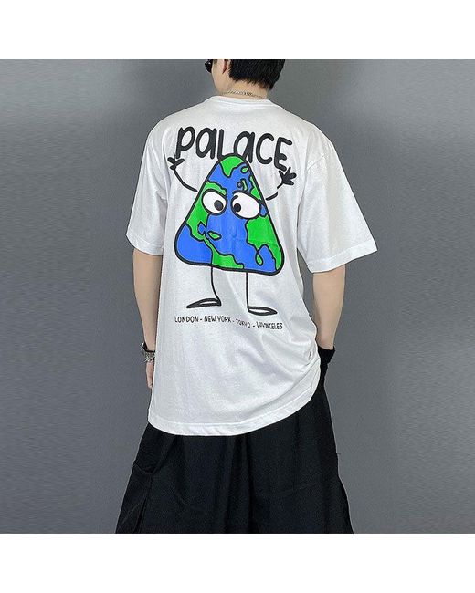 Palace Blue Globlerone T-Shirt for men