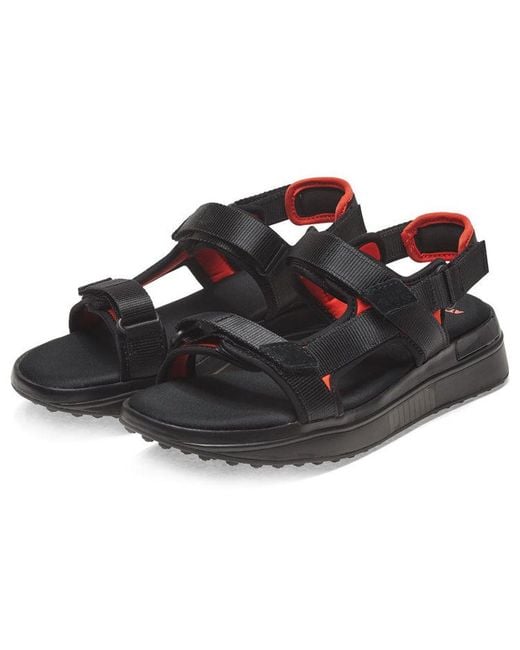 PUMA Black Future Rider Sandal Attempt 'Cherry Tomato' for men