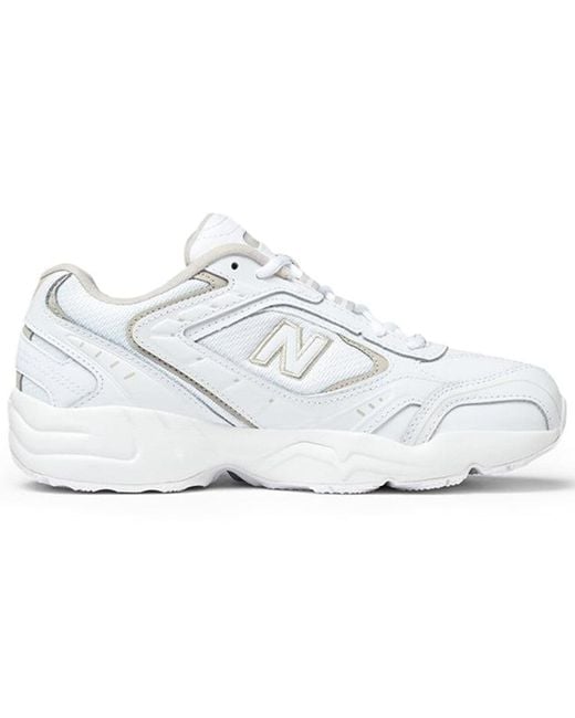 New Balance White (Wmns) 452 Light Cliff'