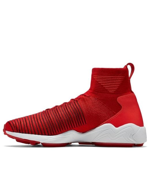 Nike Red Zoom Air Mercurial Xi Flyknit 'University' for men